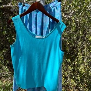 Silk skirt and blouse